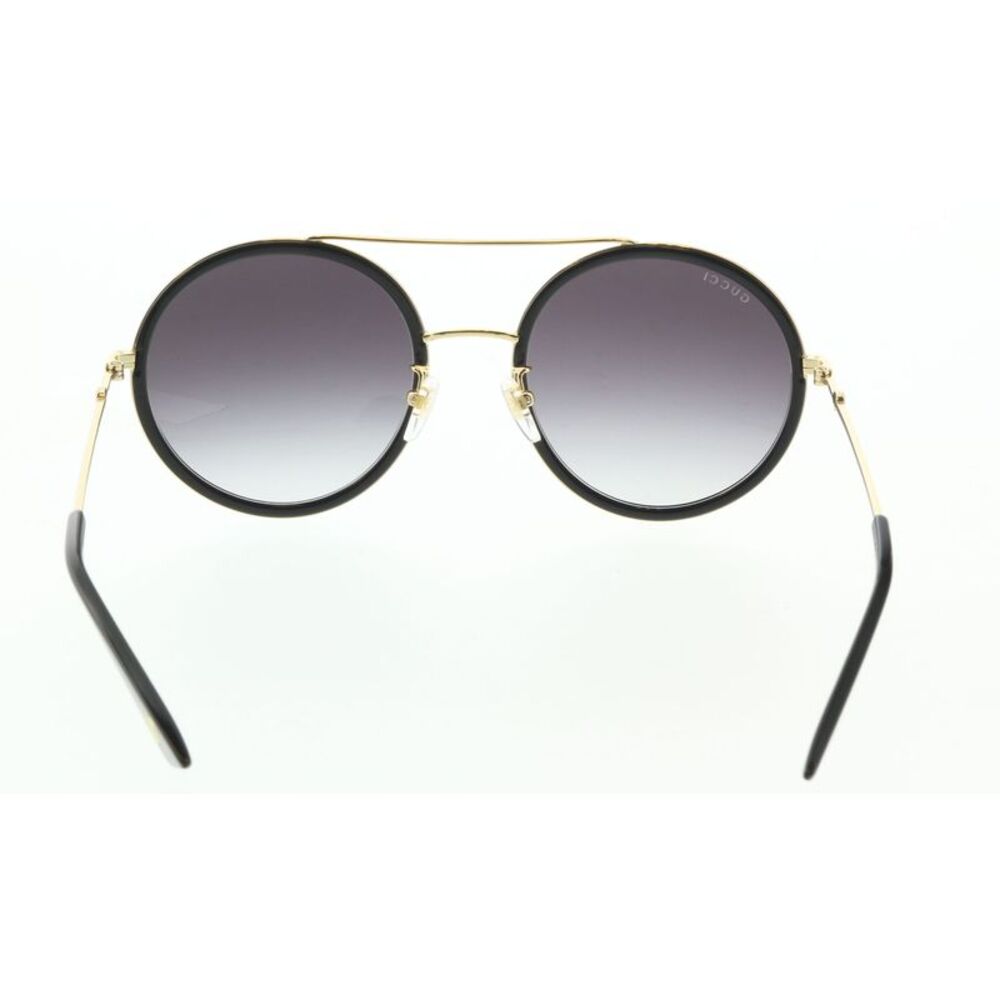 Gucci GG0061S-001 Vintage-Inspired Round Gold Sunglasses - Picture 5 of 5